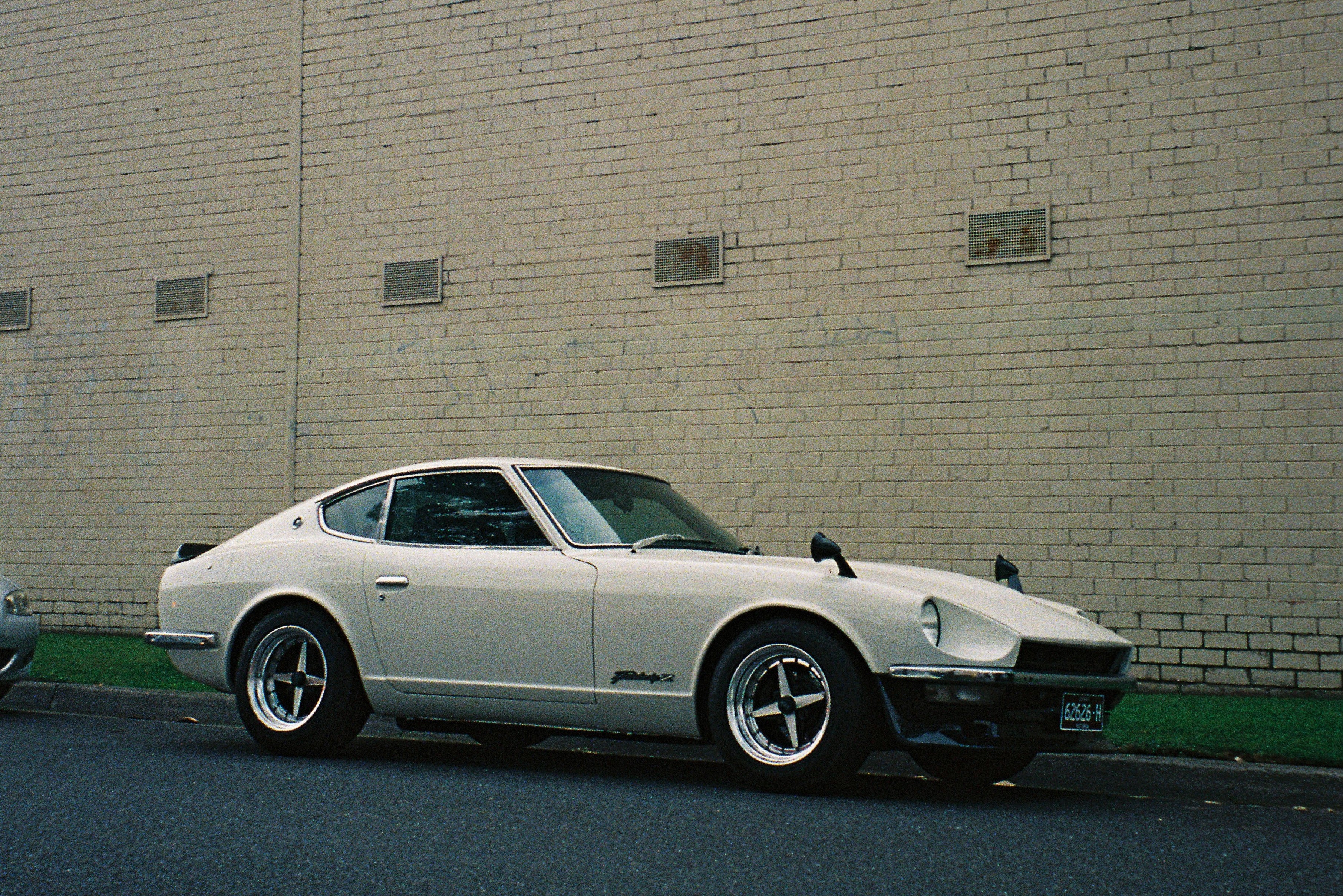 A classic Datsun 240Z parked up