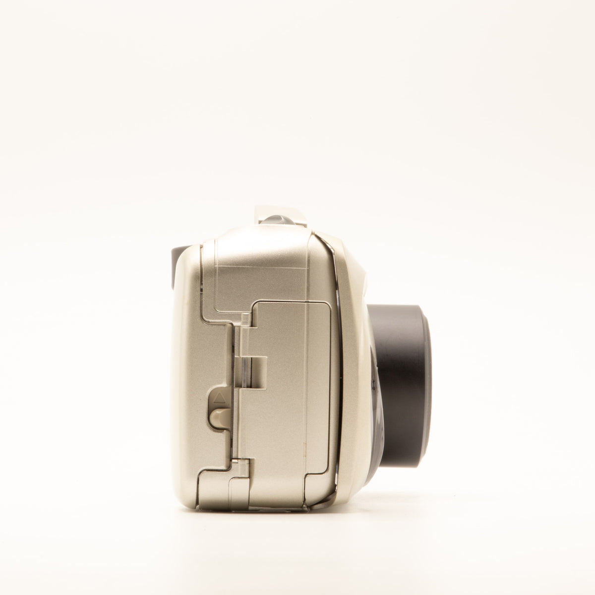 Opposite side view of the Olympus MJU Zoom 130 35mm camera body