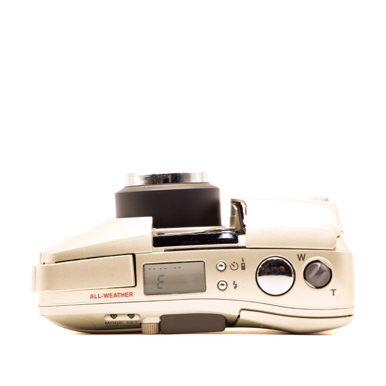 Opposite side view of the Olympus MJU Wide 80 35mm camera body