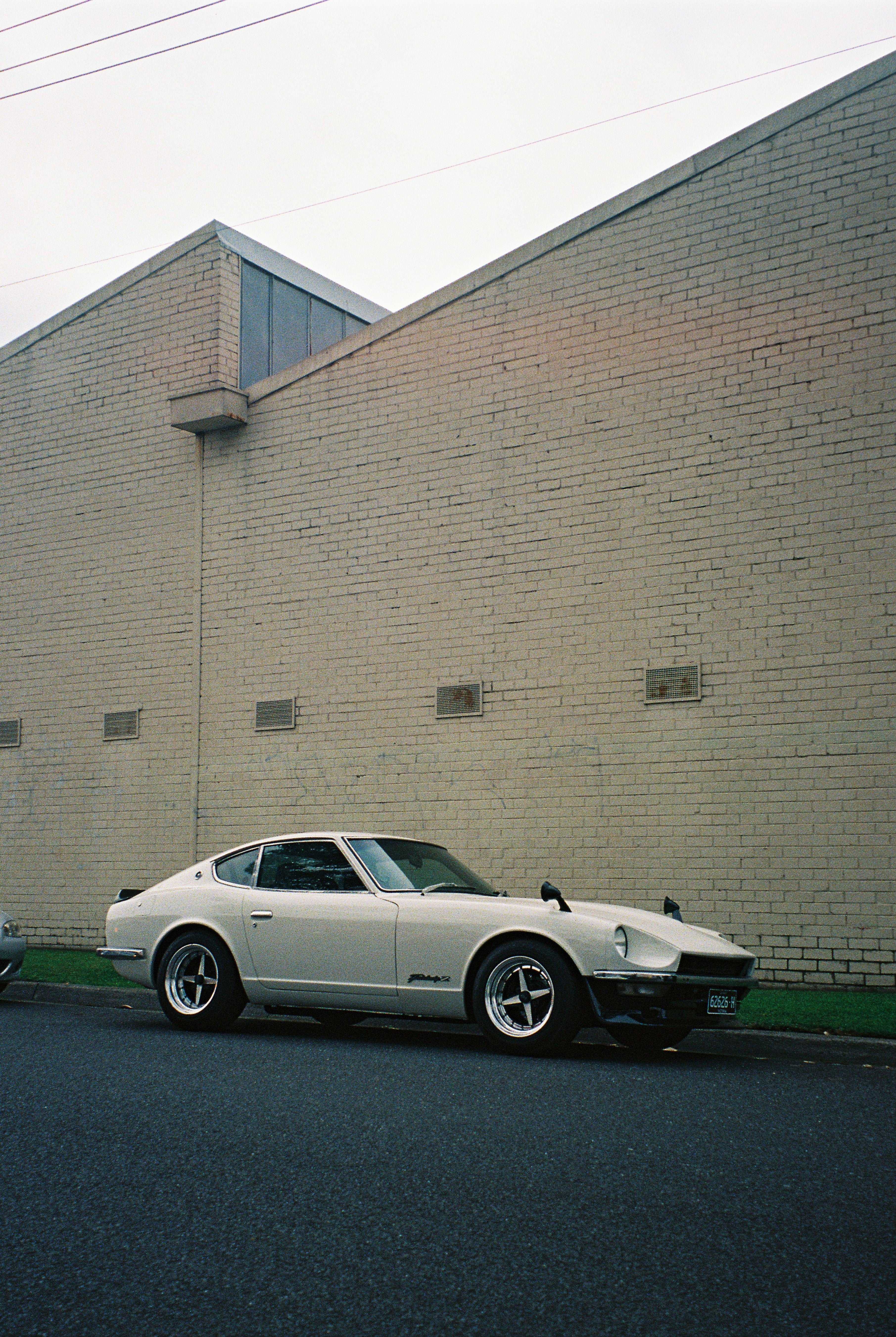 A classic Datsun 240Z parked up
