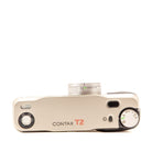 Opposite side view of the Contax T2 (Titanium) 35mm camera body