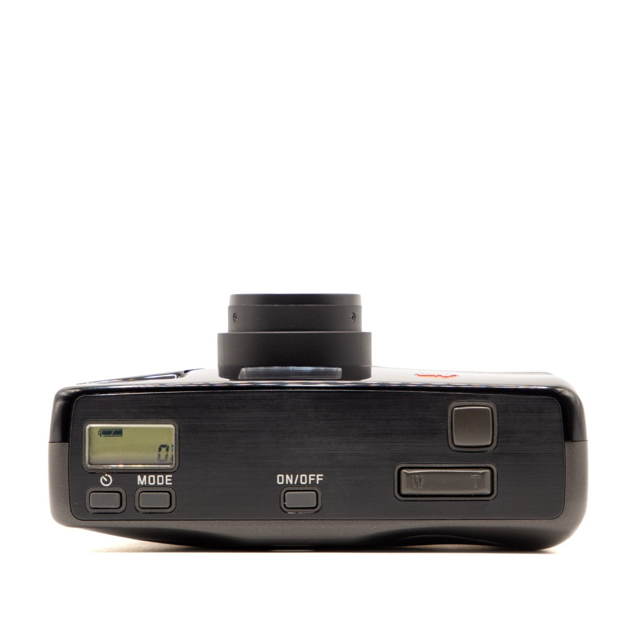 Leica Mini Zoom 35mm camera – opposite side profile view of the Leica point-and-shoot body