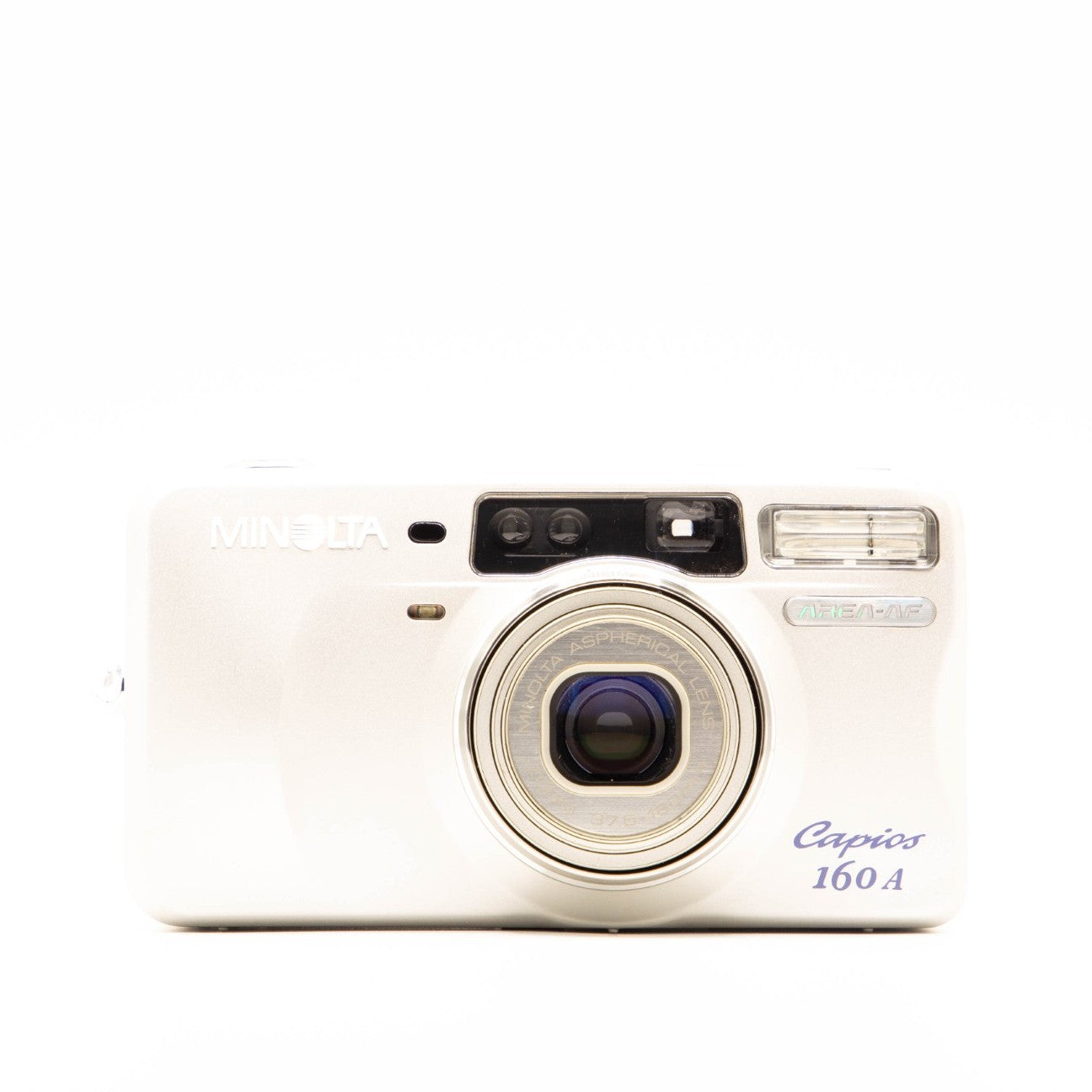Vintage Minolta Camera on white background