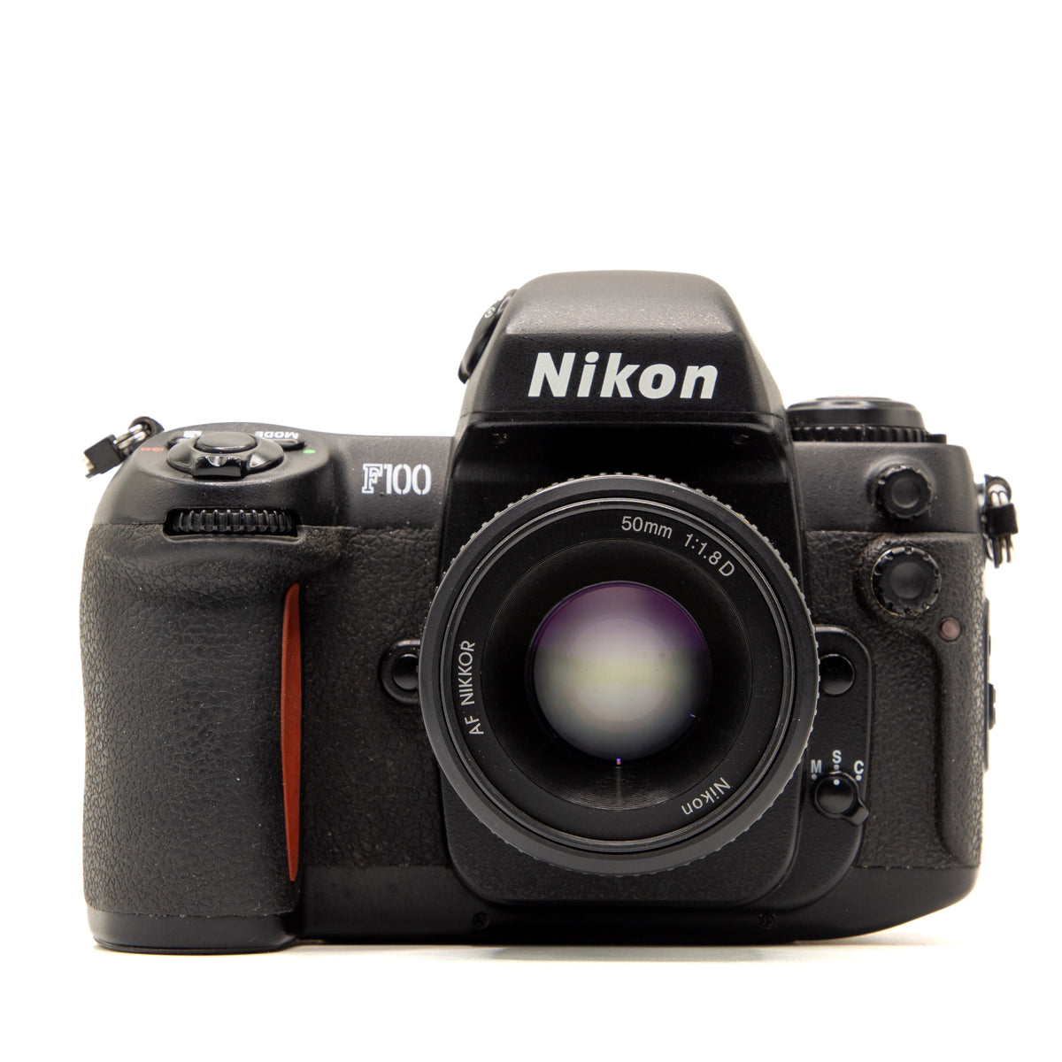 Nikon F100 35mm SLR Film Camera with AF Nikkor 50mm f/1.8D Lens