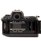 Internal view of the Nikon F100 lens mechanism and mechanics – 35mm film camera close-up
