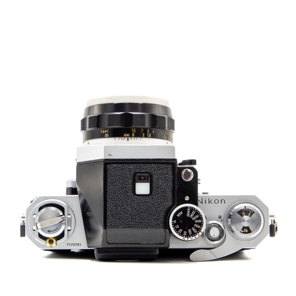 Opposite side view of the Nikon F Photomic FTn 35mm camera body