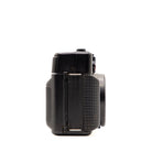 Side view of the Nikon L35AD2 vintage 35mm film camera body