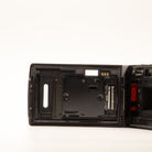 Olympus AF-1 Super film chamber door internals, showing the 35mm film loading mechanism