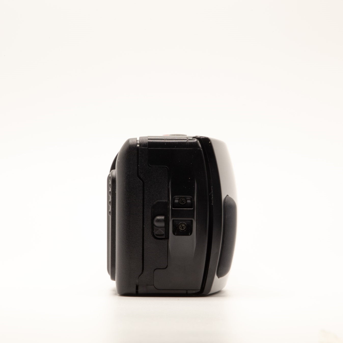 Opposite side view of the Olympus AF-1 Twin 35mm camera body