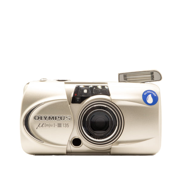 美品　OLYMPUS μ-iii mju 120 ミュー フィルムカメラ オリンパス 【中古】OLYMPUS μ[mju:]-III ミューIII 120 コンパクト