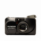Olympus Mju Zoom 140 on a white background