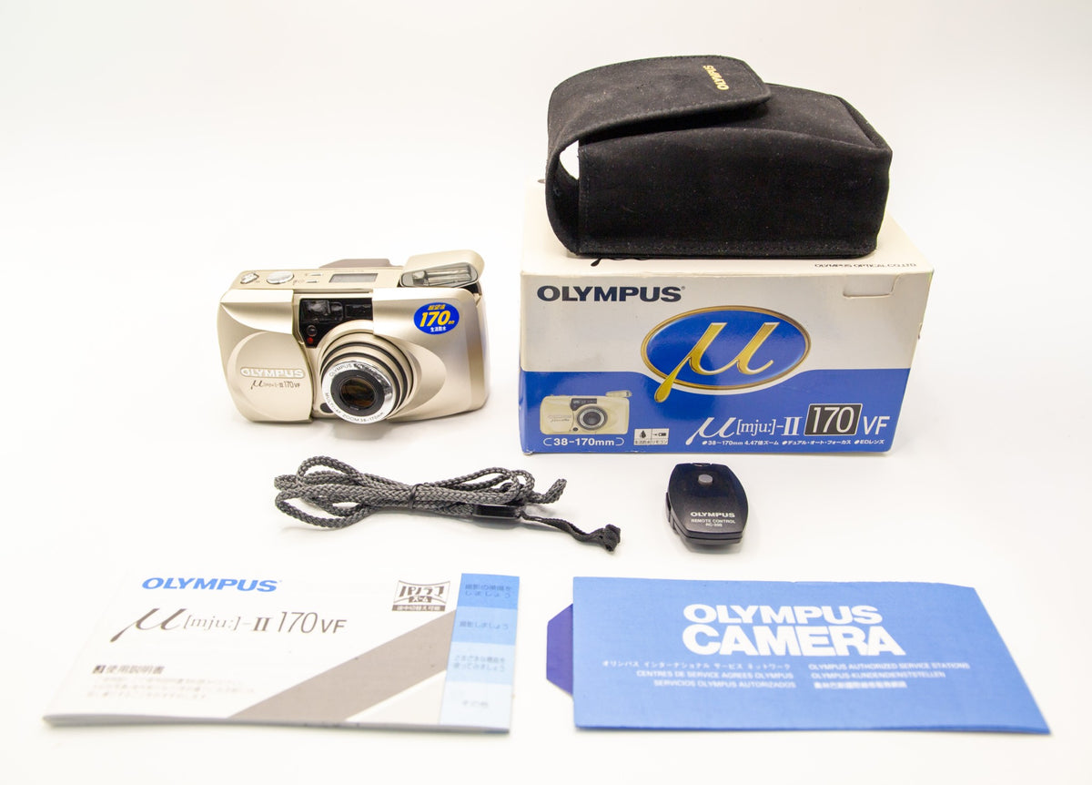 Olympus MJU II 170 VF 35mm Point-and-Shoot Film Camera
