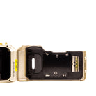 Olympus MJU II Zoom 80 Deluxe film chamber door internals, showing the 35mm film loading mechanism