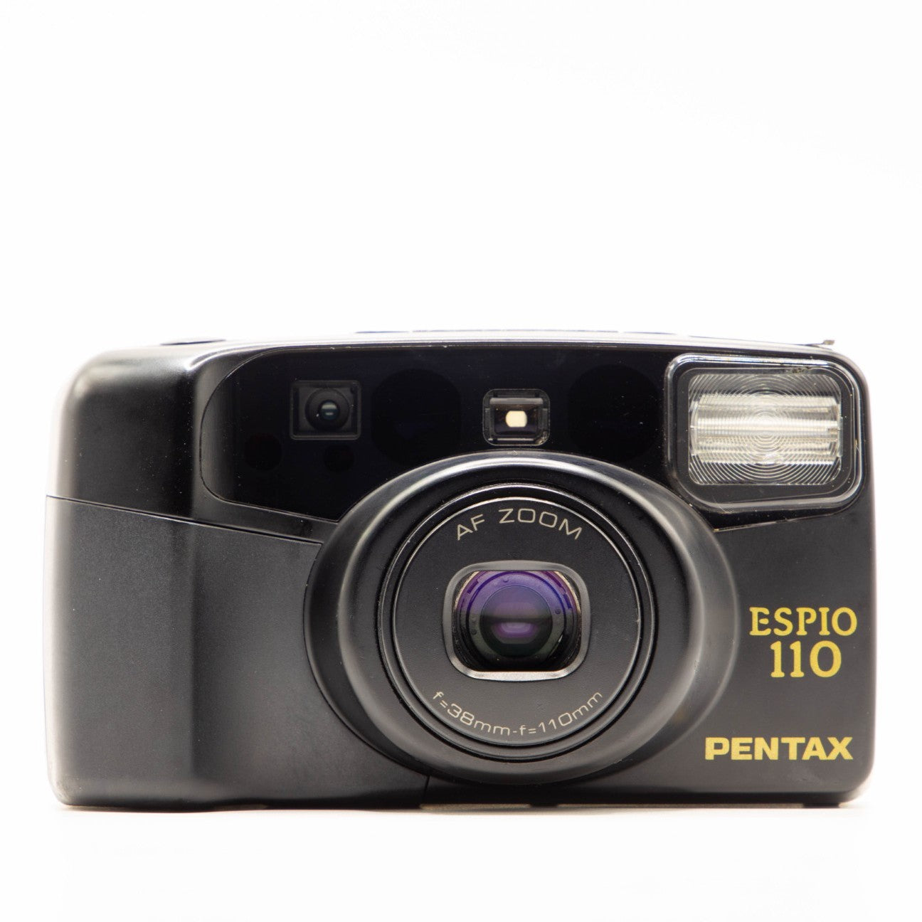 Pentax Espio 110 camera on a white background